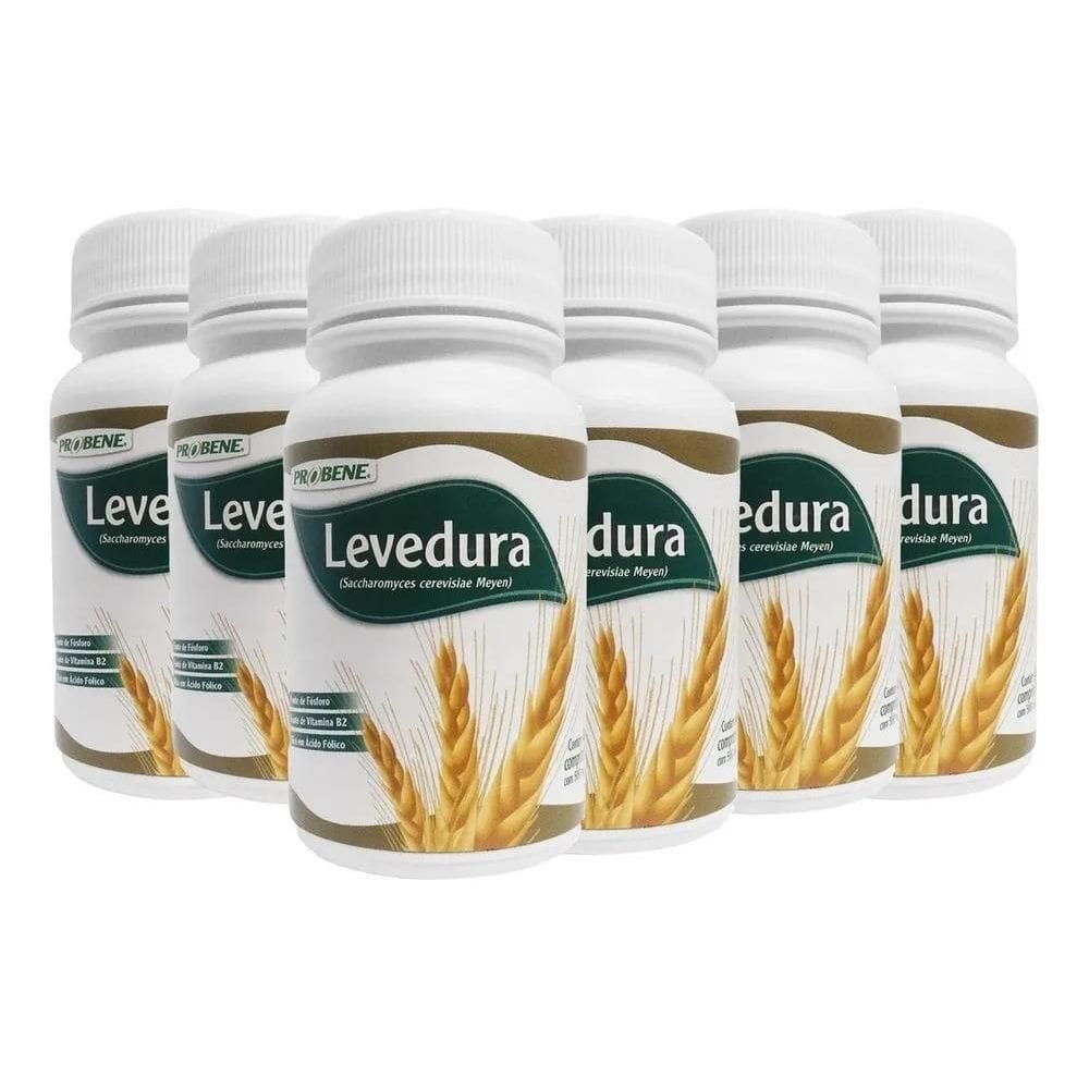 2X Kit 6 Levedura De Cerveja 400 Comprimidos Probene