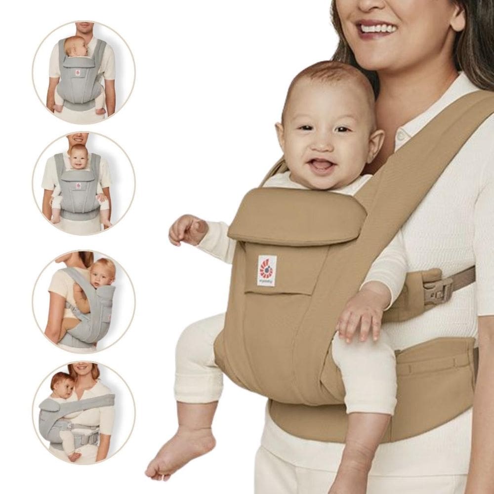 Canguru Bebê 4 Posições Ergonômico Deluxe Ergobaby - Bege