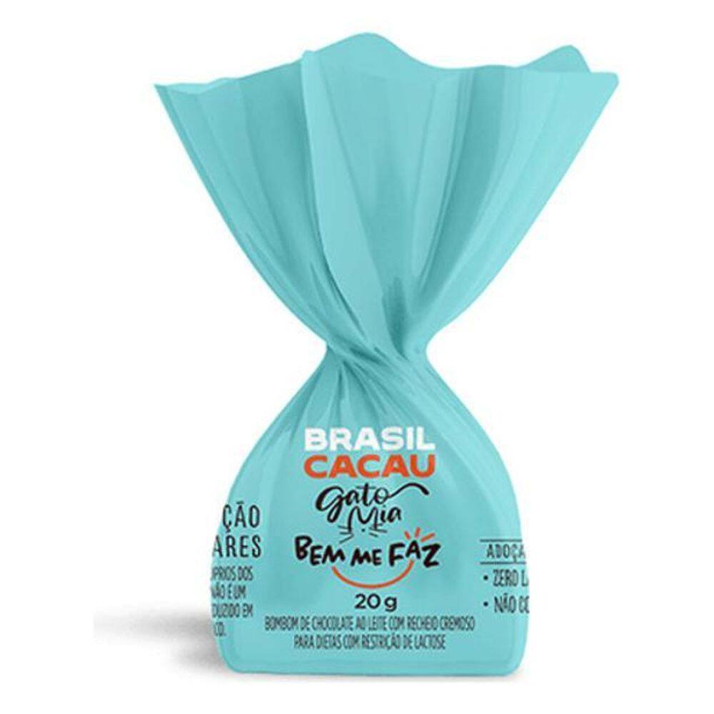 Trufa Bombom Chocolate Zero Brasil Cacau Bem Me Faz Gato Mia