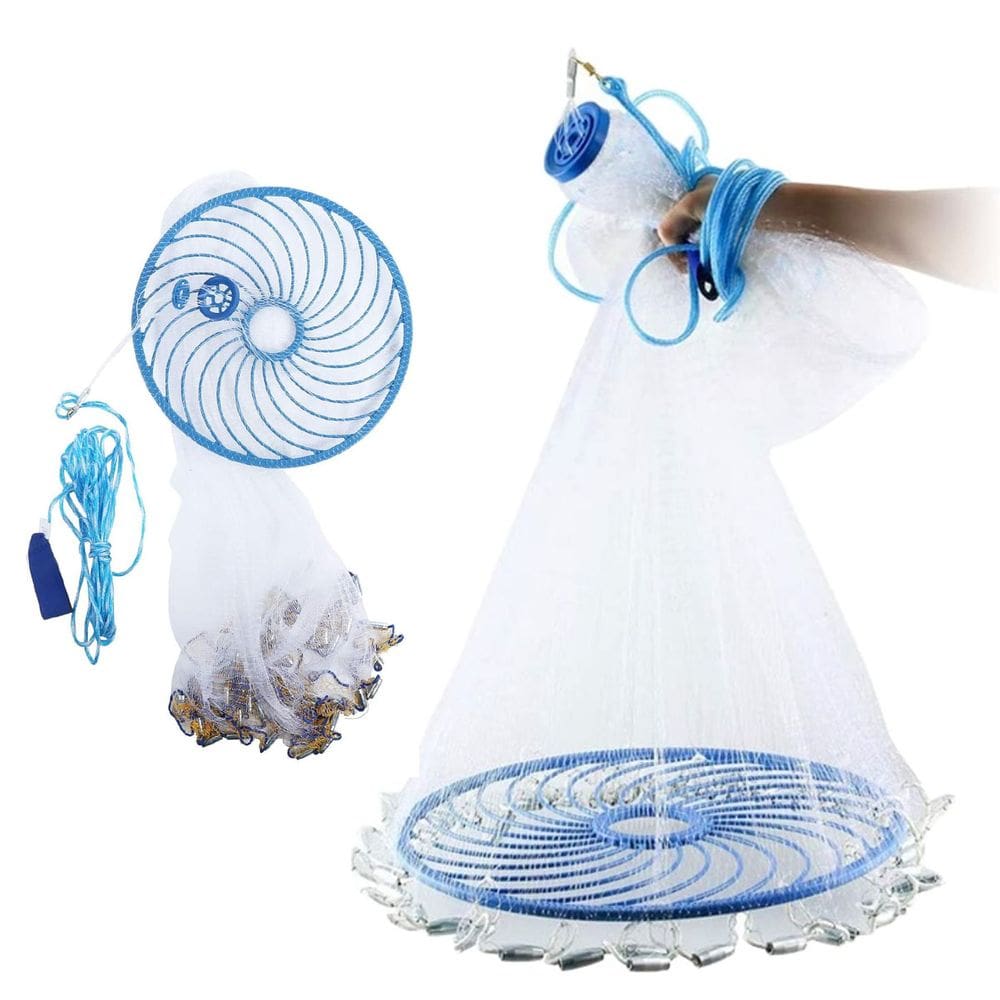 Tarrafa Chinesa Rede Pesca Multifilamento Pescaria Lambari Robalo Camarao Ciriguejo