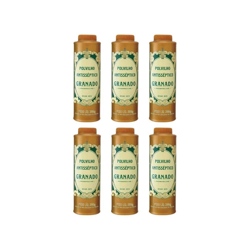 Talco Pes Granado 200G Tradicional - Kit C/6Un