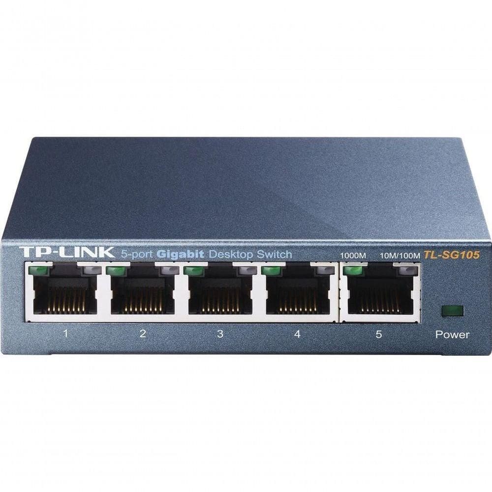 Switch 5 Portas Gigabit Tl-sg105 Smb