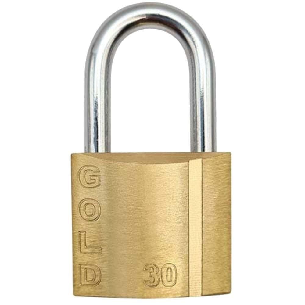 Cadeado Latão 30mm - Gcc2n0003 - Gold Cadeado Latao 30mm - Gcc2n0003 - Gold