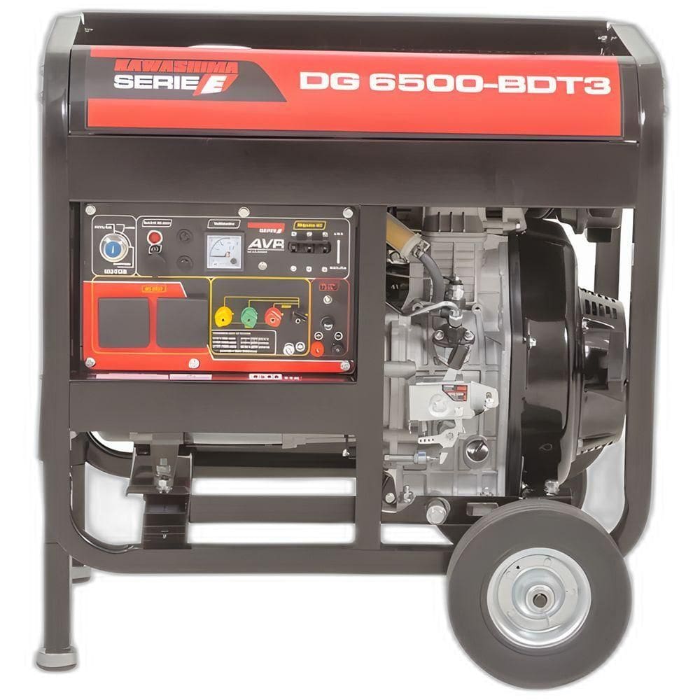 Gerador à Diesel Dg6500bdt3 5000w 230/115v Kawashima