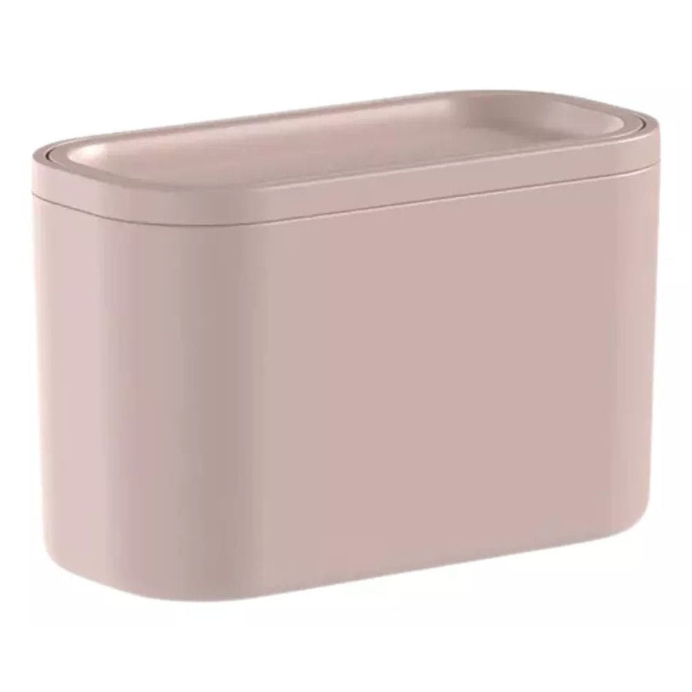 Lixeira de Bancada Basculante Bold - Rosa Duna - OU
