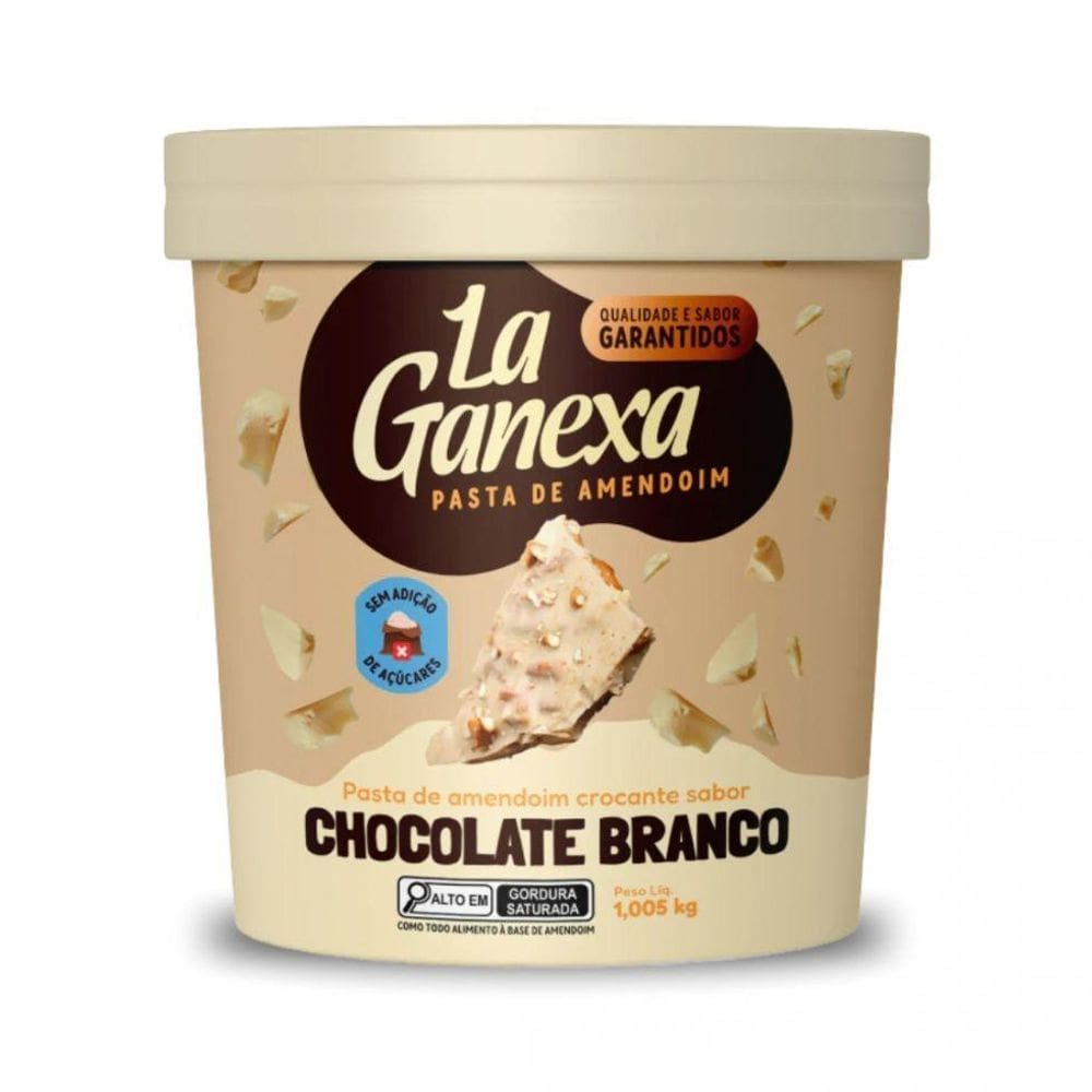 Pasta Amendoim Integral Gourmet 450G Sabor: Chocolate Branco