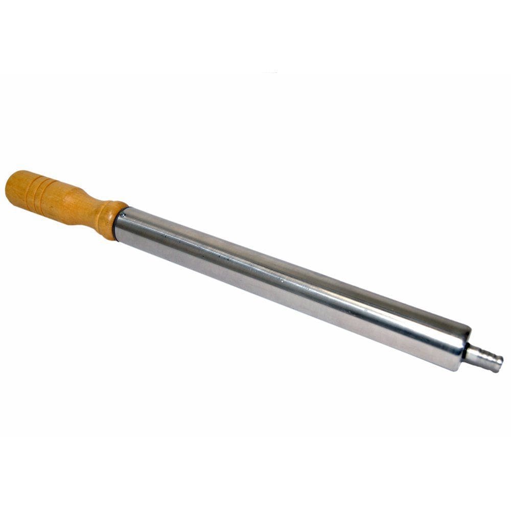 Bomba de Ar de Aluminio e Cabo de Madeira para Encher Bolas de Futebol Volei e Basquete Manualmente