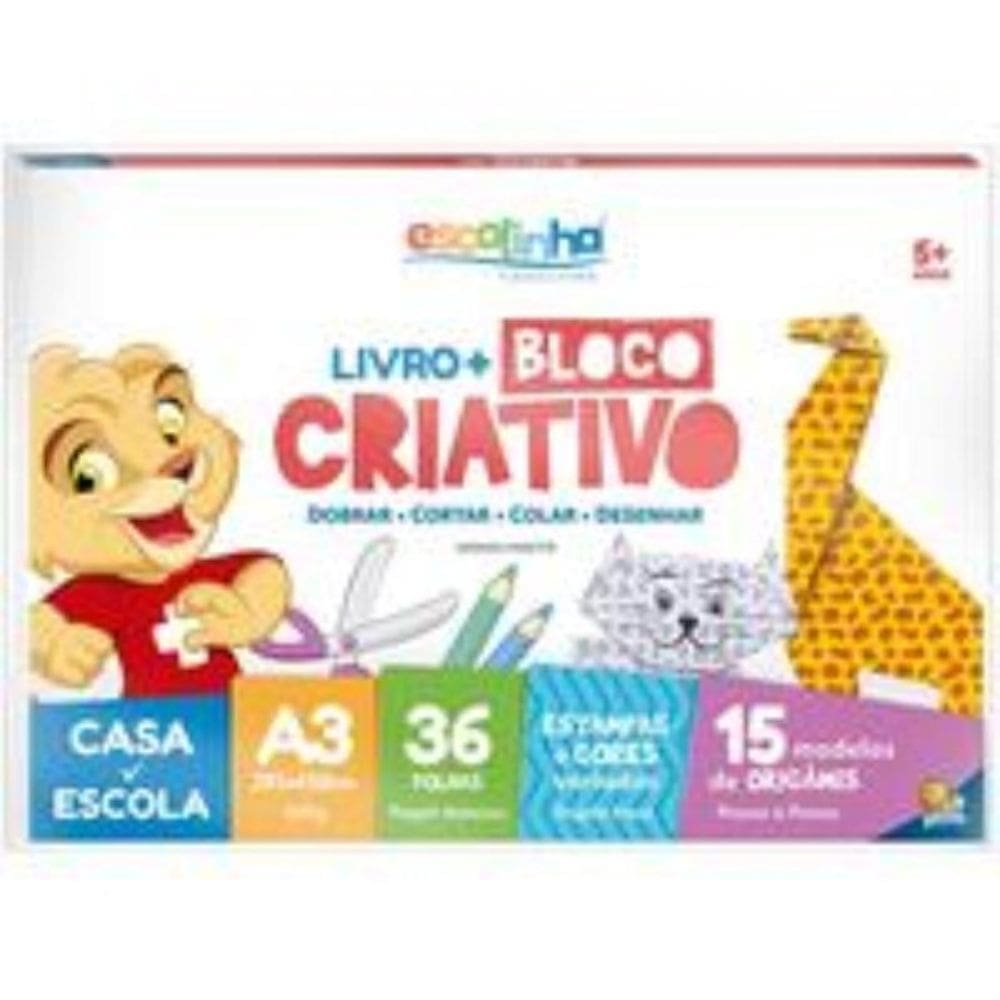 Escolinha Livro + Bloco Criativo (Origami) A3