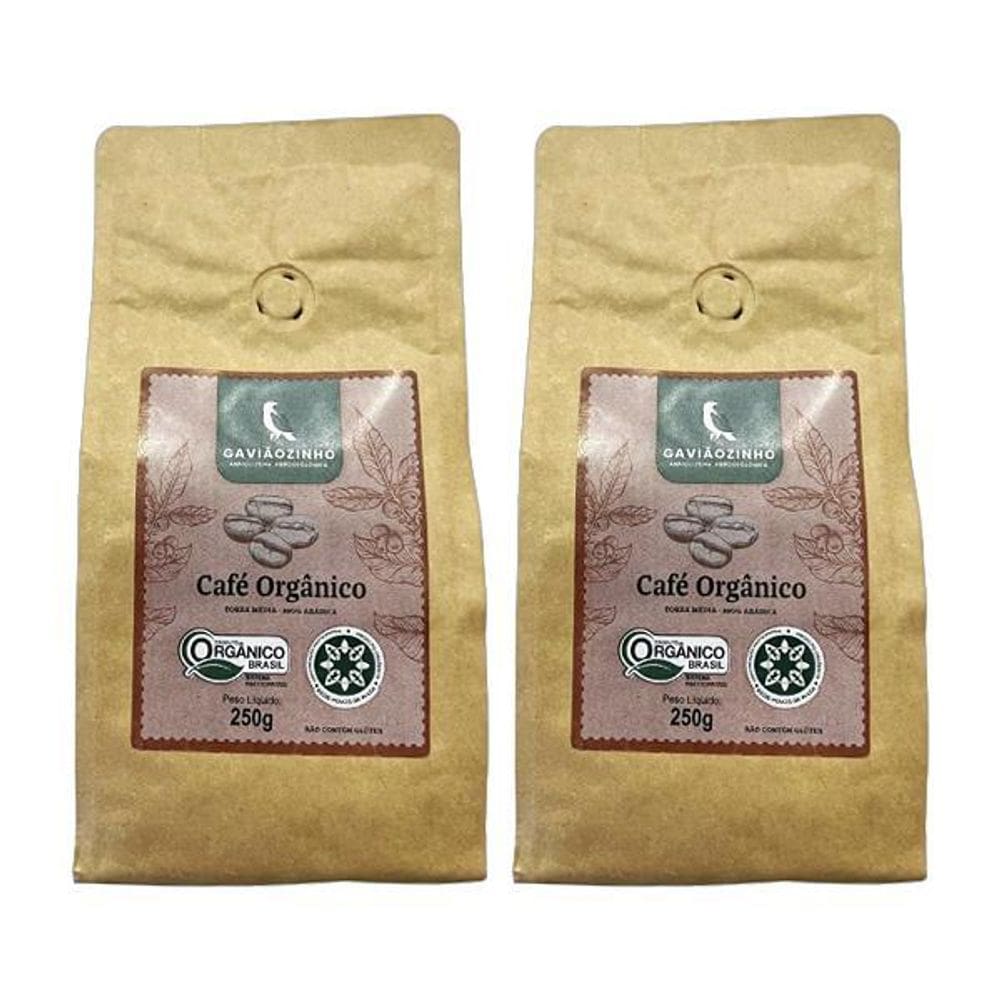 Kit 2X: Café Da Floresta Moído Especial Orgânico Gaviãozinho