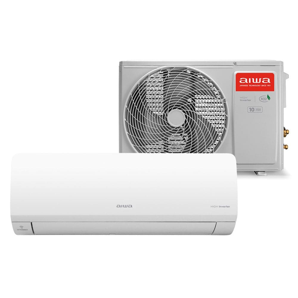 Ar Condicionado Split 9000 BTU`s Inverter Aiwa Branco 220V