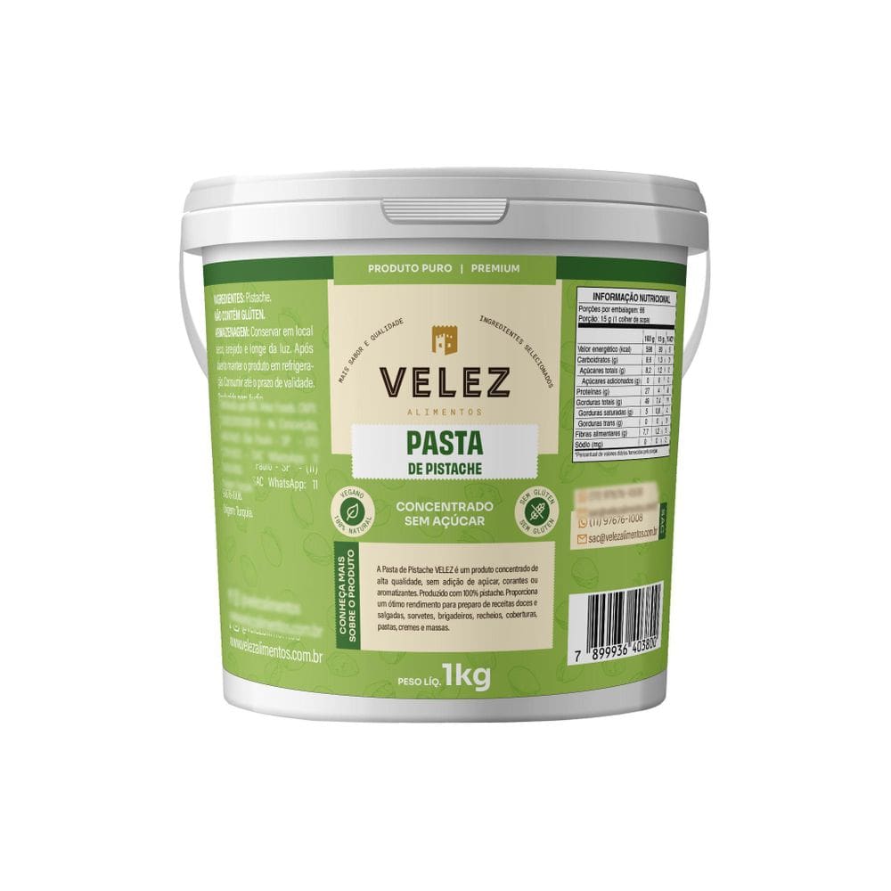 Pasta De Pistache Velez 1Kg