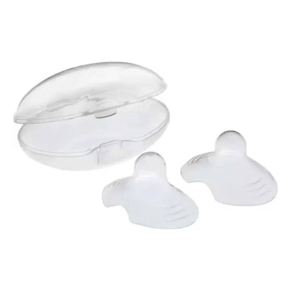 2X Buba Protetor De Seios Cor Incolor Protetor De Silicone M