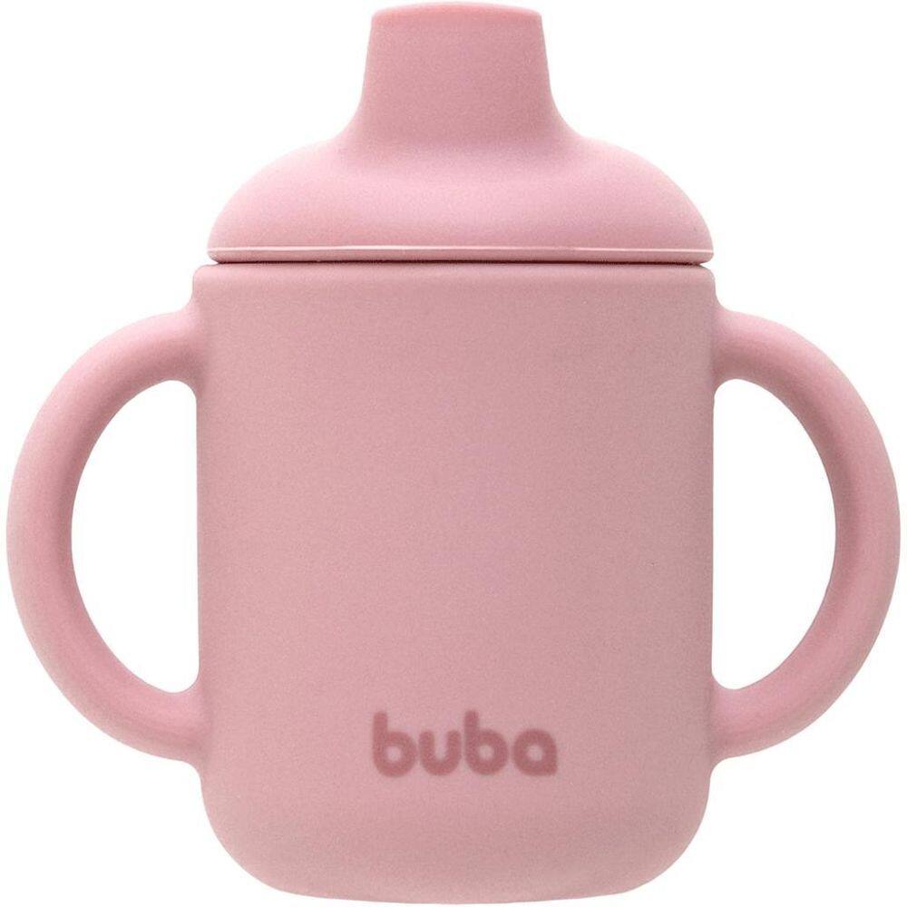 Copo De Transição Buba Em Silicone Rosa  +6 M
