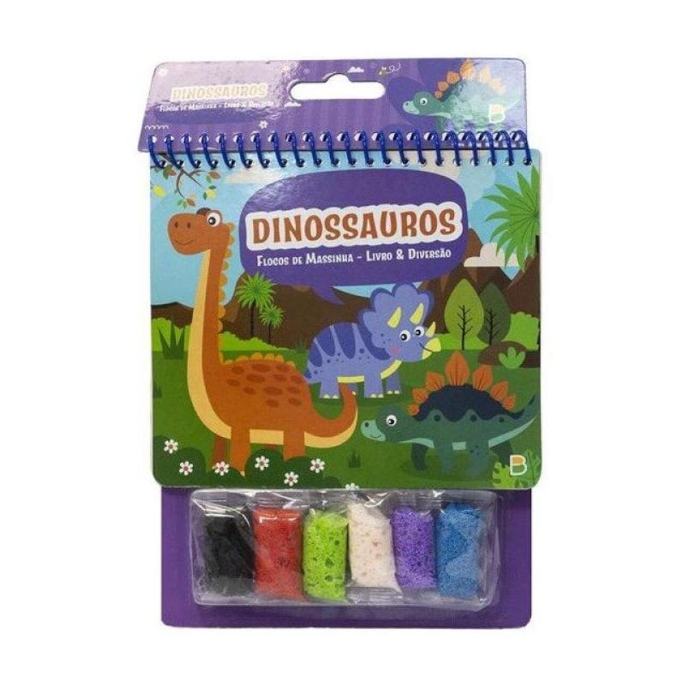 Flocos De Massinha - Livro & Diversão: Dinossauros