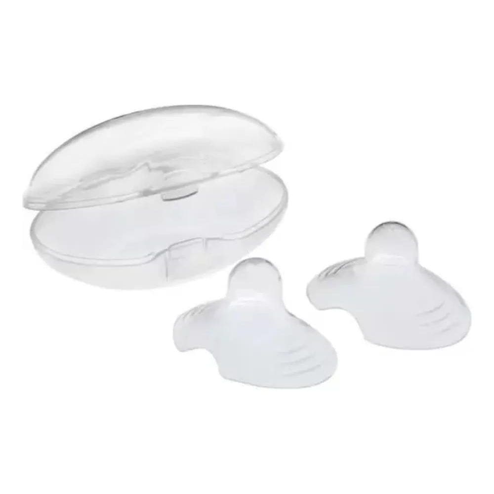 2X Buba Protetor De Seios Cor Incolor Protetor De Silicone M