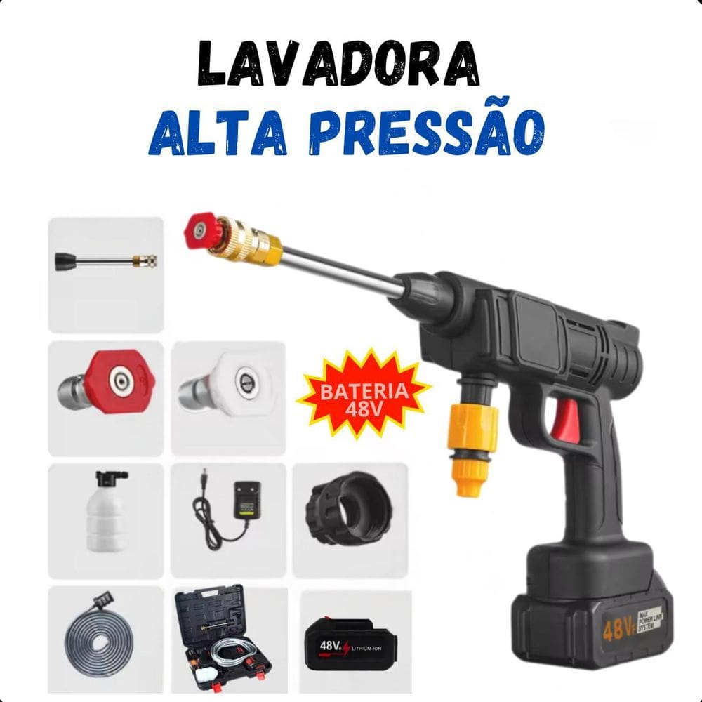 Lava Jato Alta Pressão - Ideal Para Limpeza