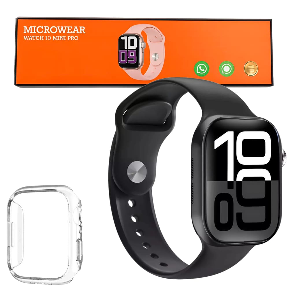 Relógio Smartwatch W10T Pro Mini 42mm 1Gb Whatsapp Chat GPT