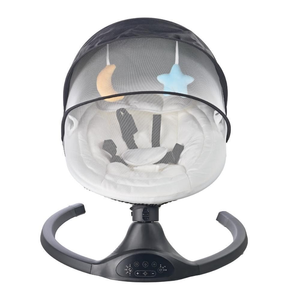 Cadeirinha De Descanso Bebê Musical Cinza Motion