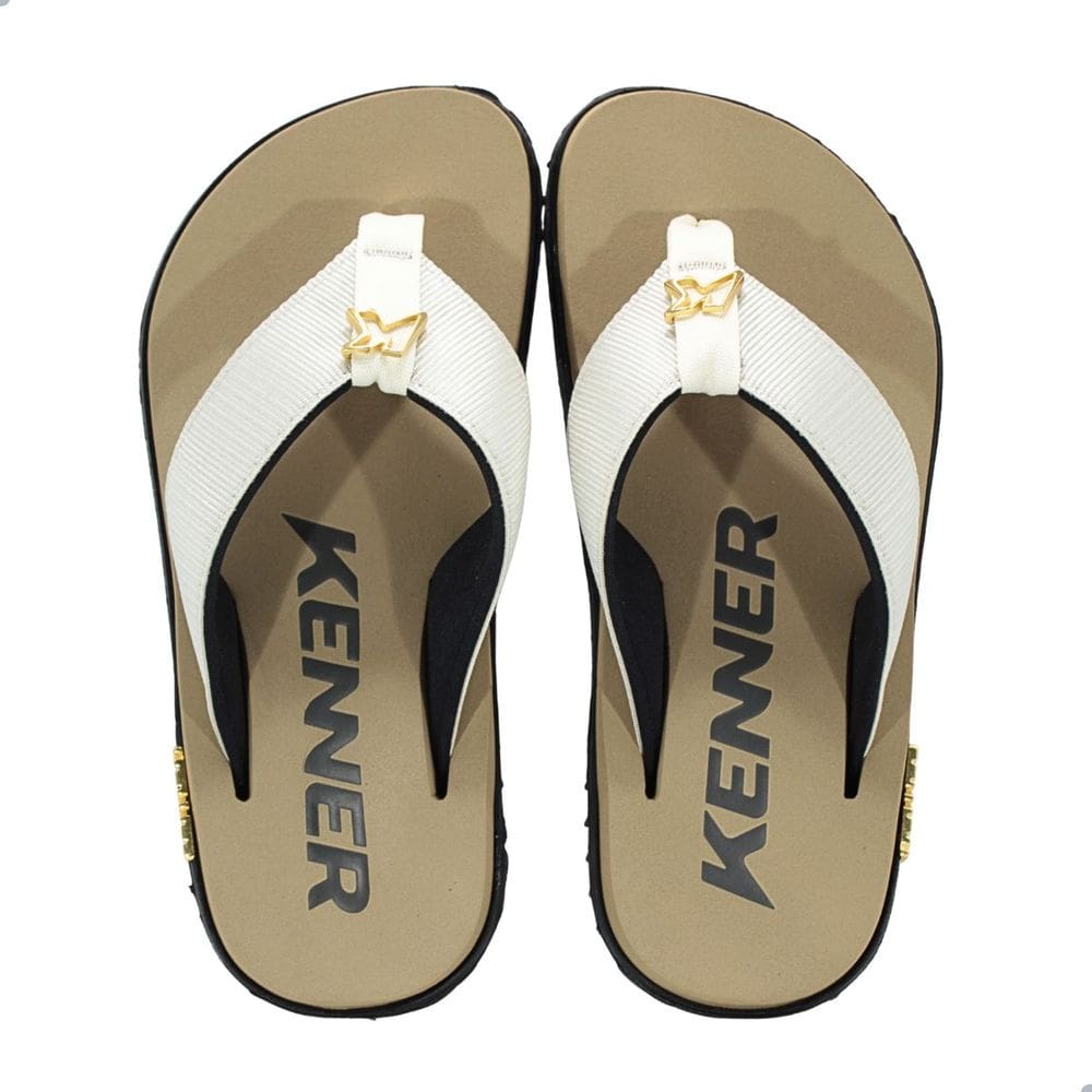 Chinelo Masculino Kenner Dlk-18 Branco
