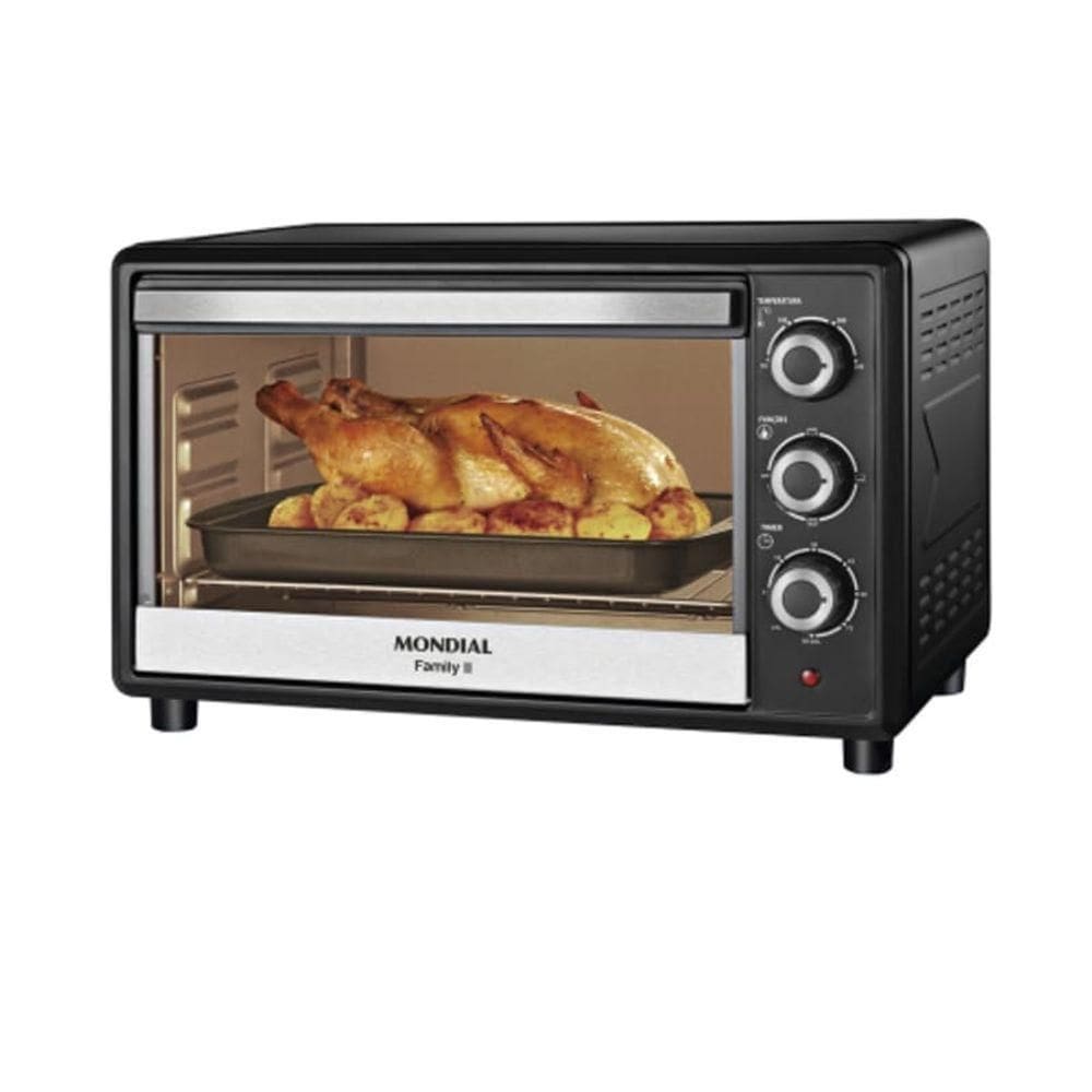 Forno Elétrico de Bancada Mondial 42L FRN-42-B Preto 110V