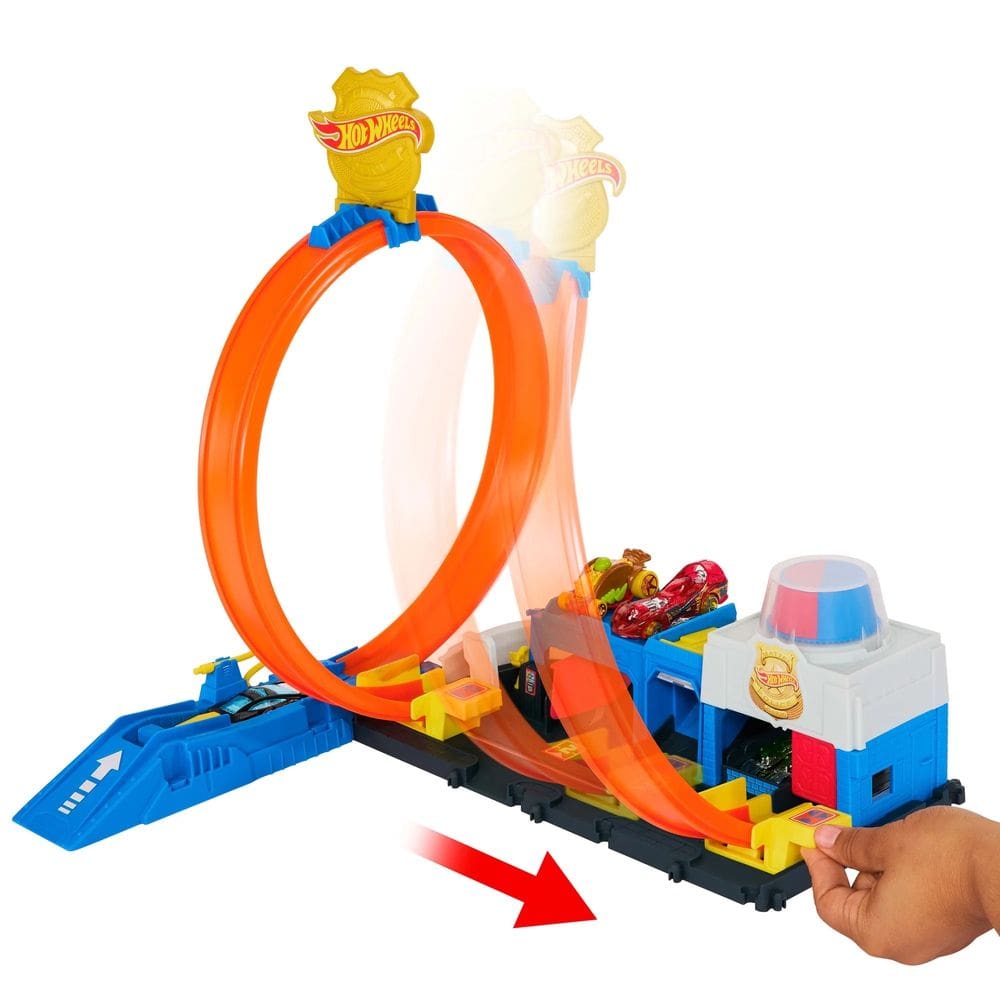 Hot Wheels City Super Estação de Polícia - Mattel