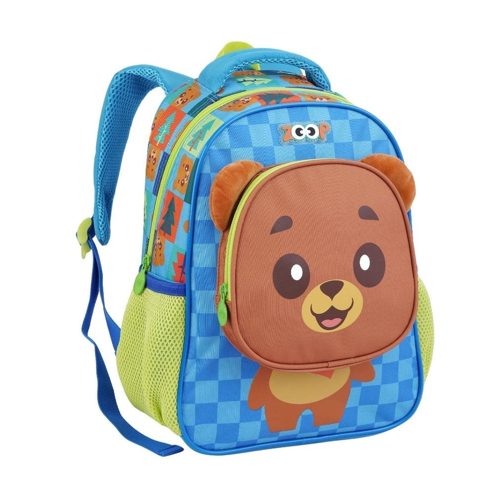 Mochila De Costas Urso Meninos Infantil Passeio Creche