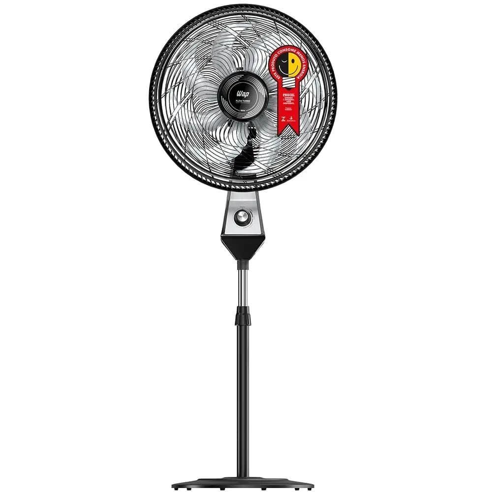 Ventilador 50cm Wap Coluna Flow Turbo 180W Preto/Cinza 110V