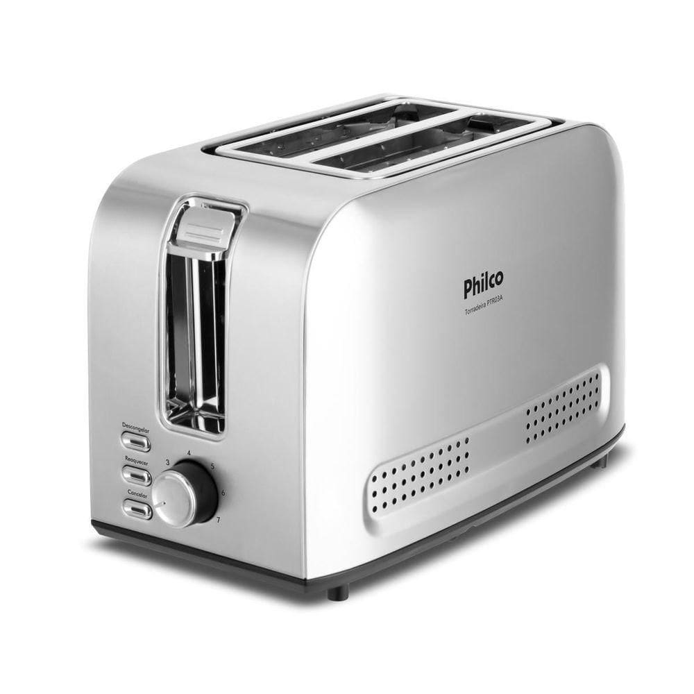 Torradeira Philco 3 Funções 7 Níveis De Tostagem PTR03A 220V