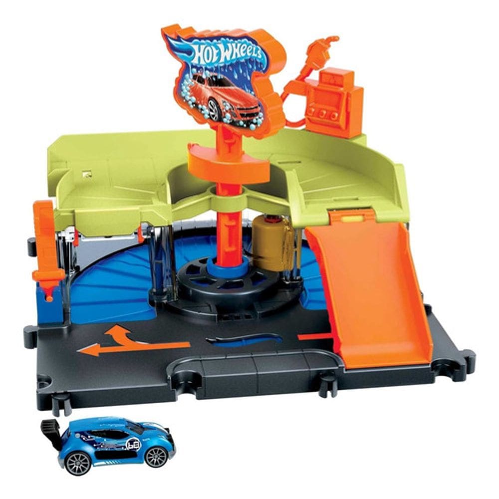 Hot Wheels City Pista Lava-Rápido - Mattel