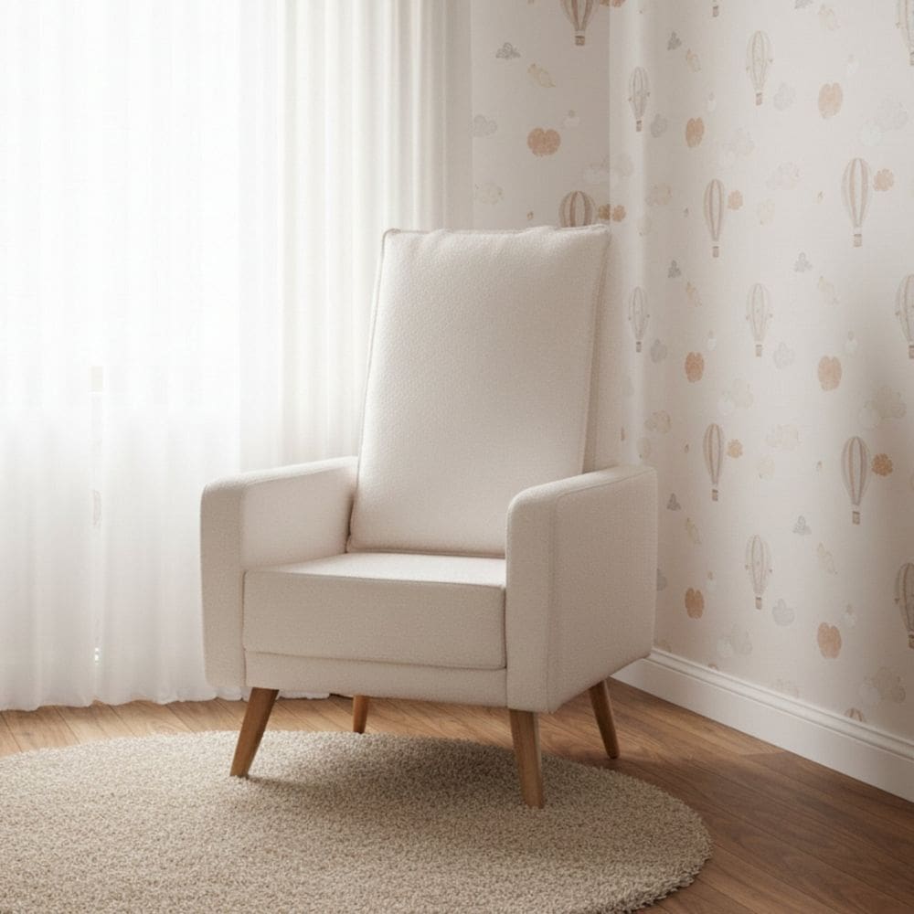 Poltrona de Amamentação Fixa Constance Off White