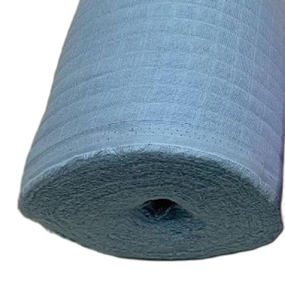 Tecido Fralda Quadriculada - 10 Metros  140G/M2  Azul