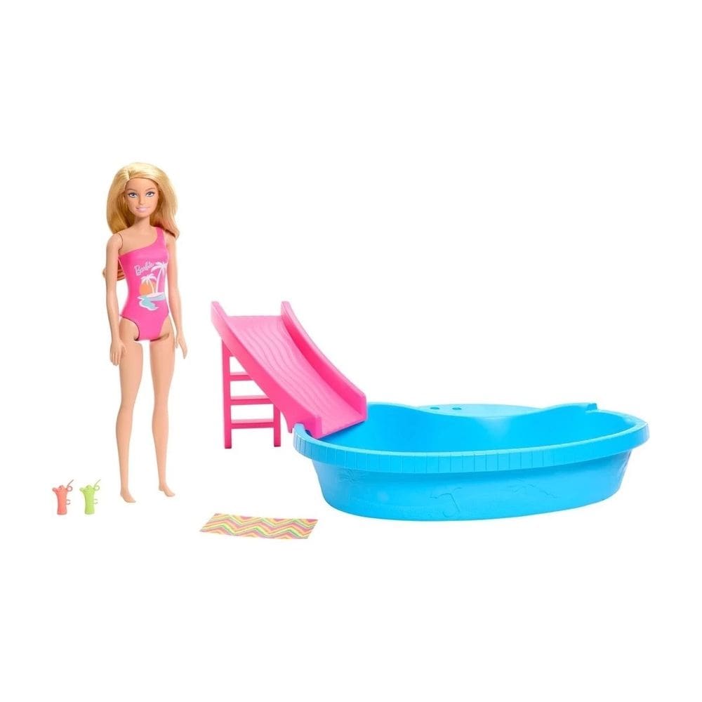 Boneca Barbie Conjunto Piscina Glam - Mattel