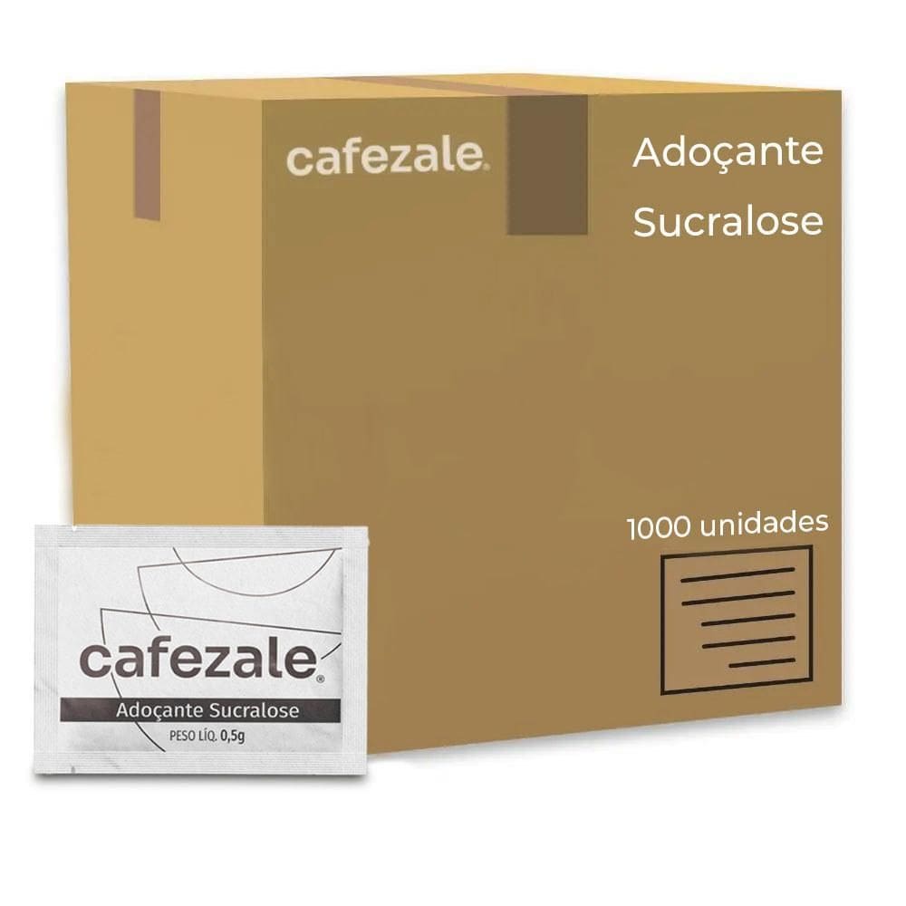 Adoçante Cafezale Sucralose Sachê - Caixa 1000X0,5G - 500G