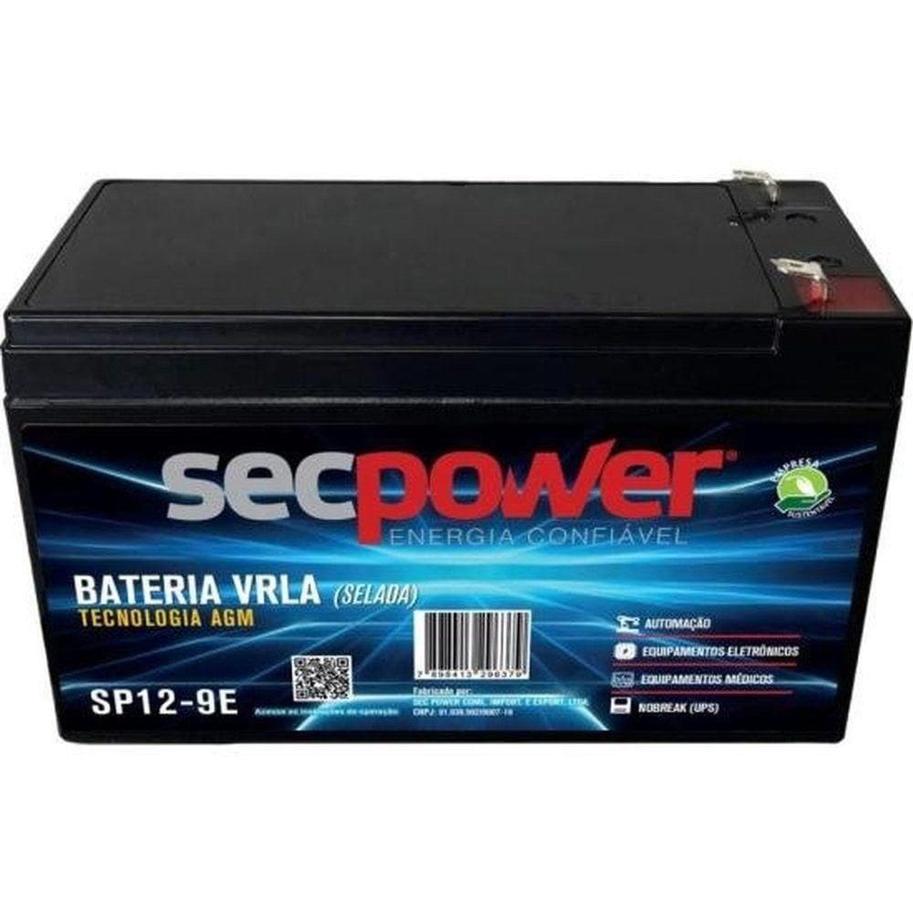Bateria Selada 12v 9ah Secpower E
