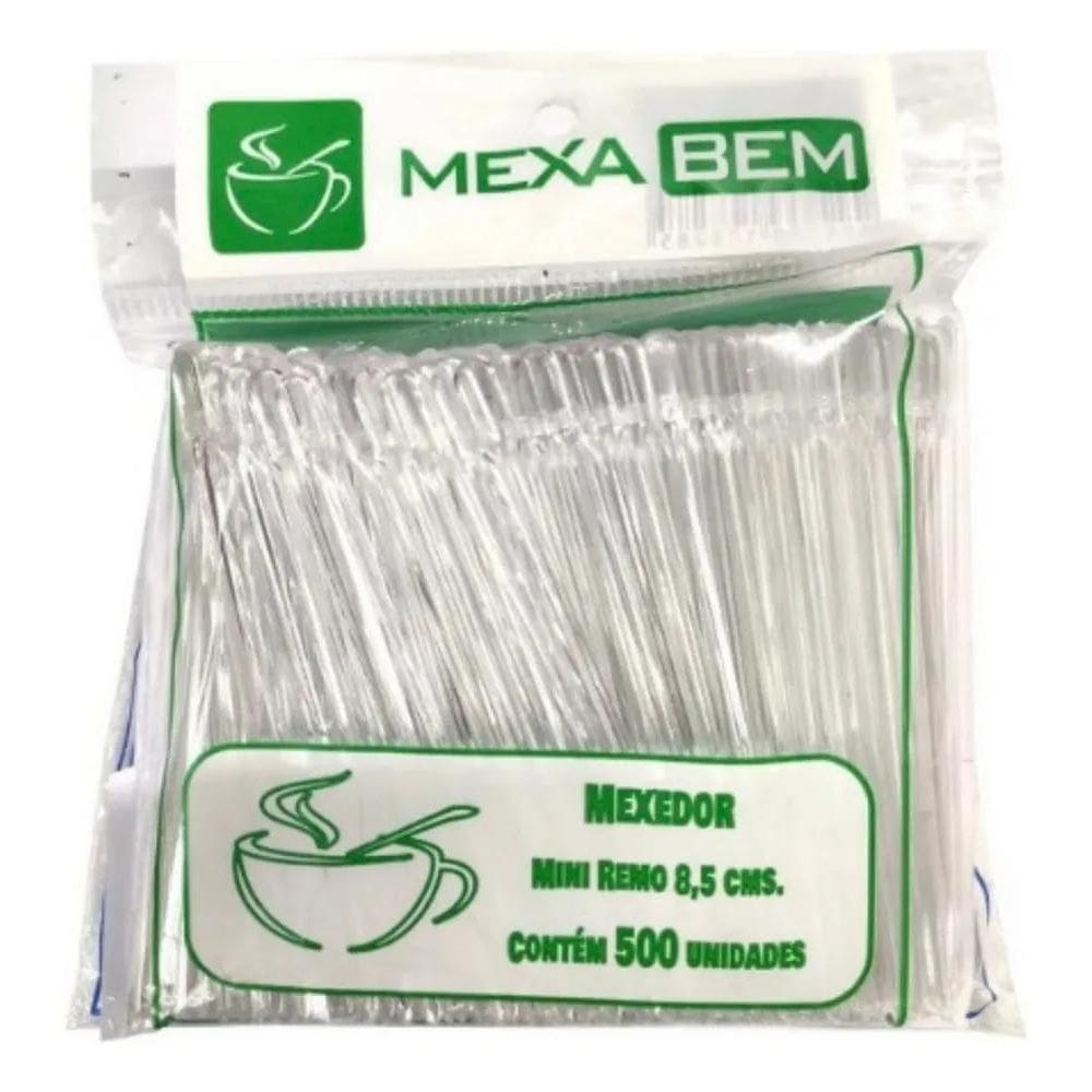 2X 1000 Unidades Mexedor Para Café Descartável 8,5 Cm Crista