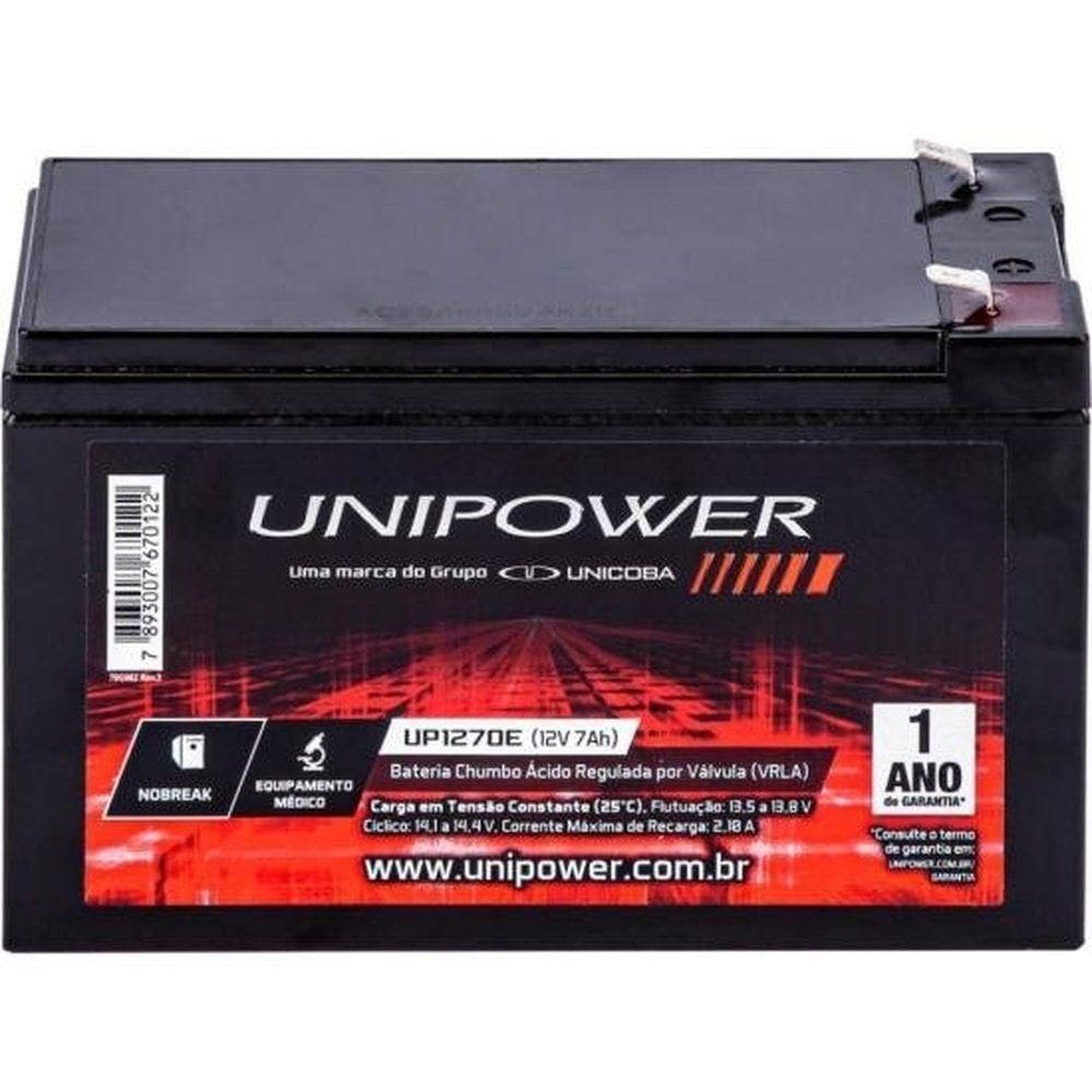 Bateria Estacionária 12v 7ah Unipower