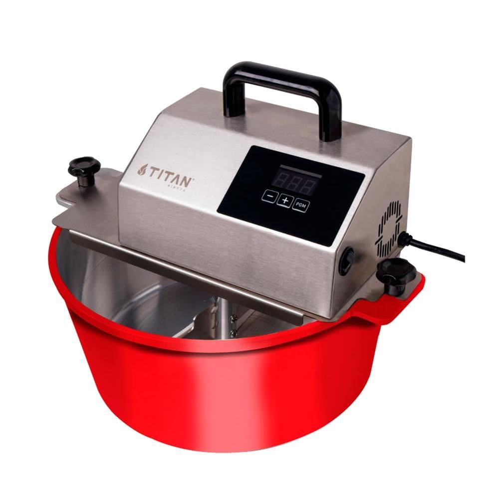 Misturador Elétrico Titan Vermelho 10 Litros com Visor Eletrônico Bivolt