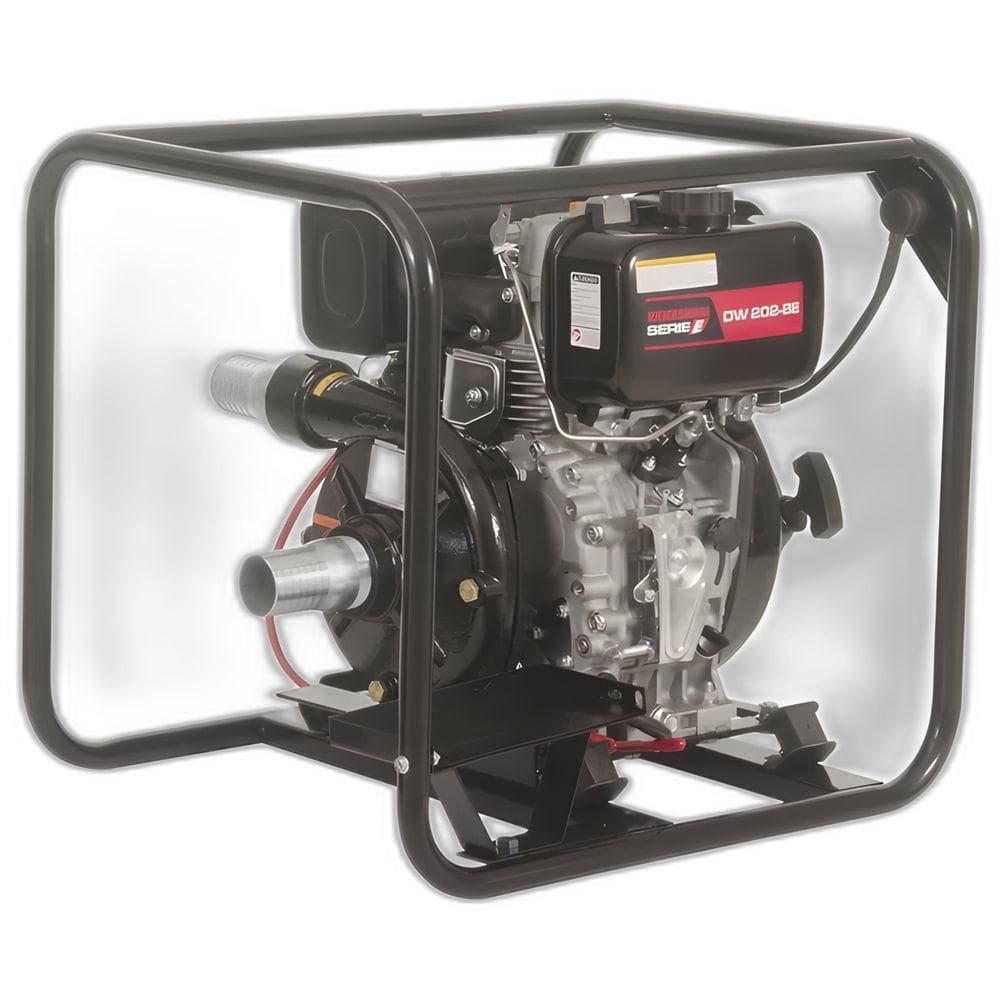 Motobomba Diesel 2``x2`` 7hp Dw202be Centrifuga Kawashima