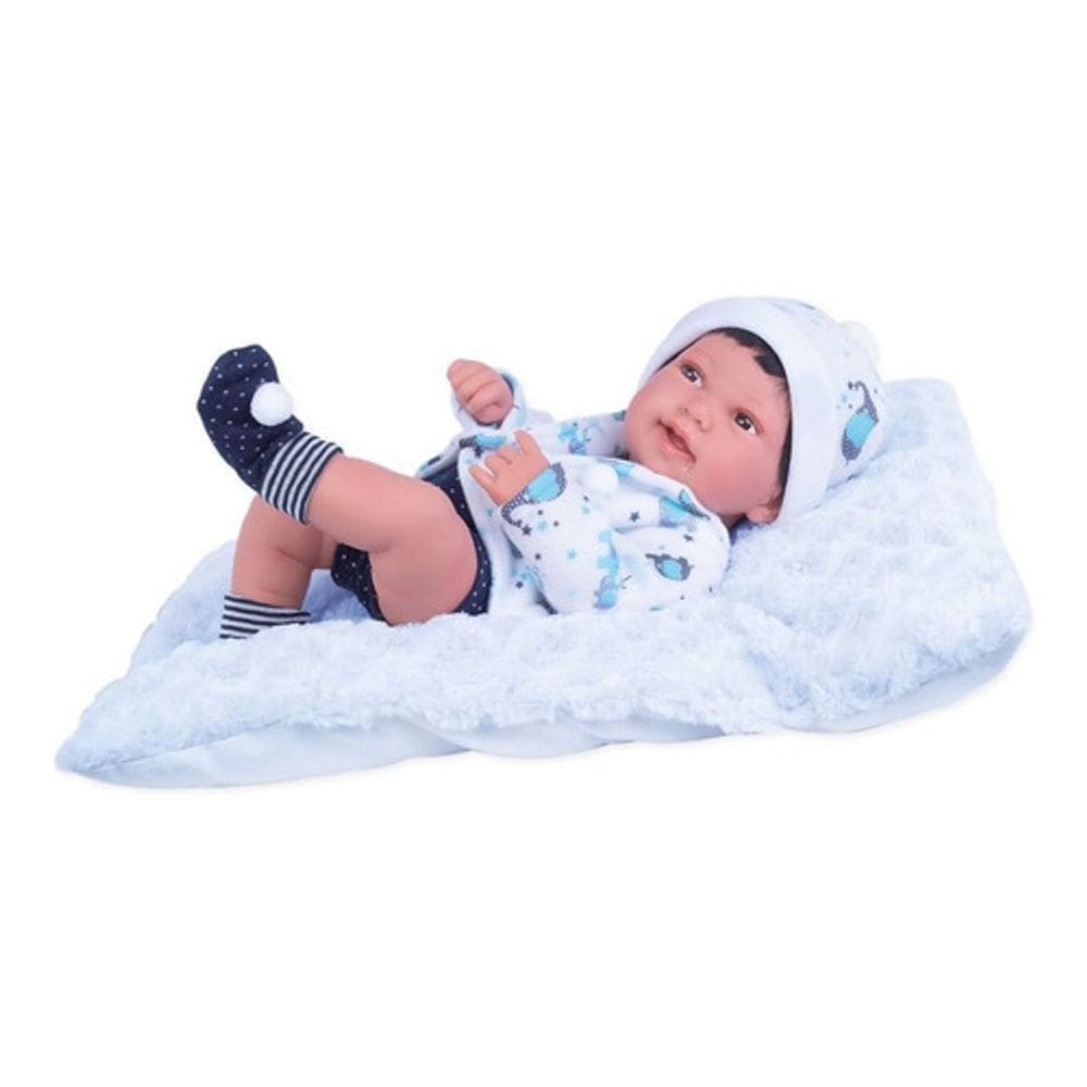 Boneca Anny Doll Baby Reborn - Menino - Cotiplás