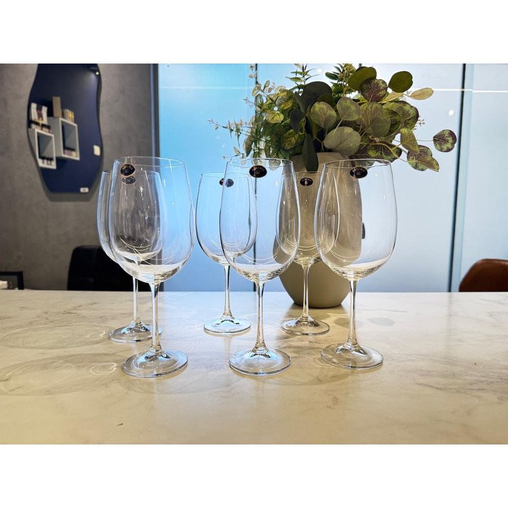 Jogo 6 Taças Milvus Vinho 640Ml Bohemia