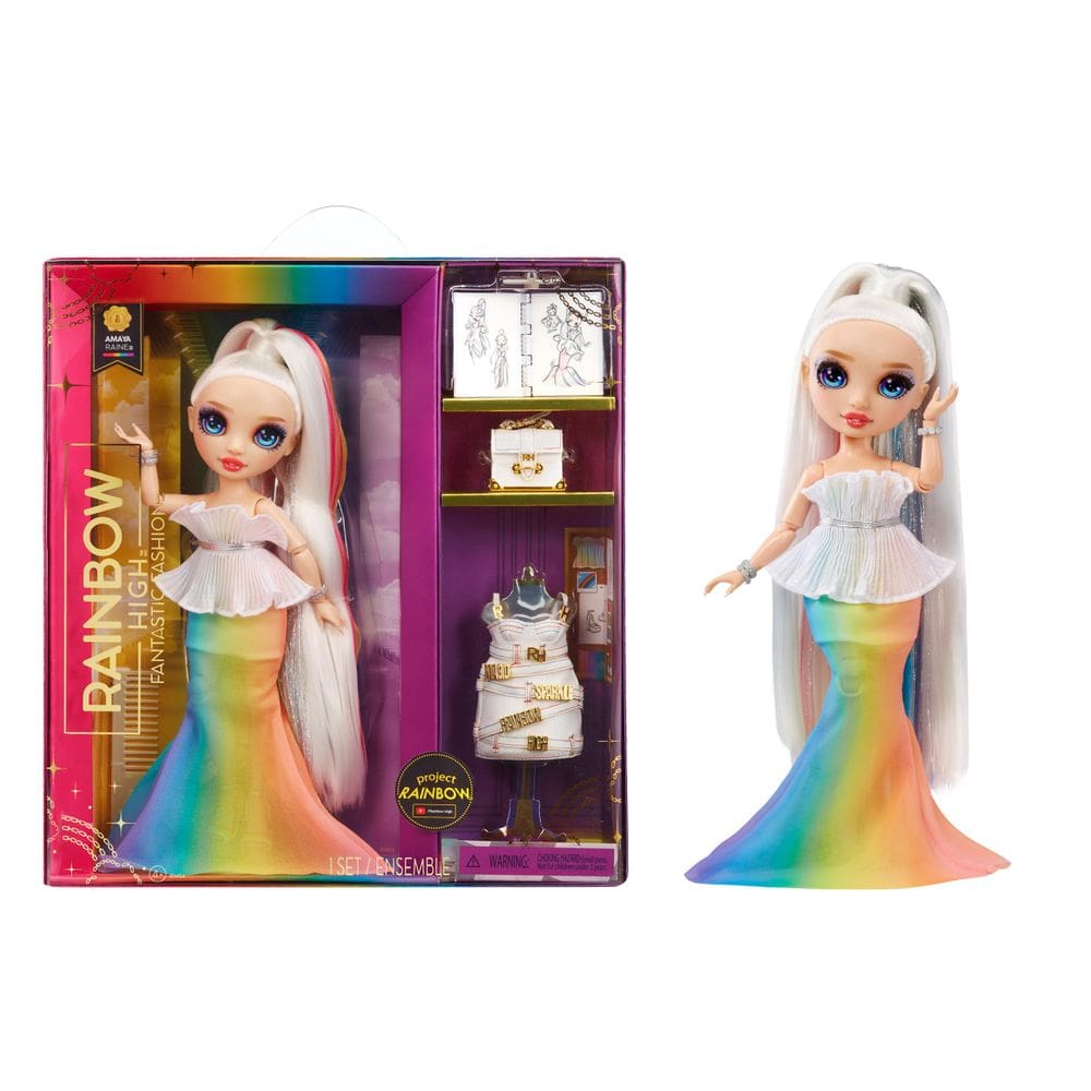 Boneca de moda Rainbow High Fantastic Fashion Amaya Raine 28cm