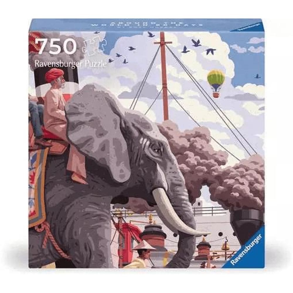 Puzzle 750 Peças Volta ao Mundo em 80 Dias Ravensburger 12001201