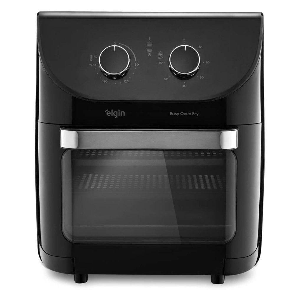 Fritadeira Elétrica E Forno Air Fryer Easy Oven Elgin Preto 110V