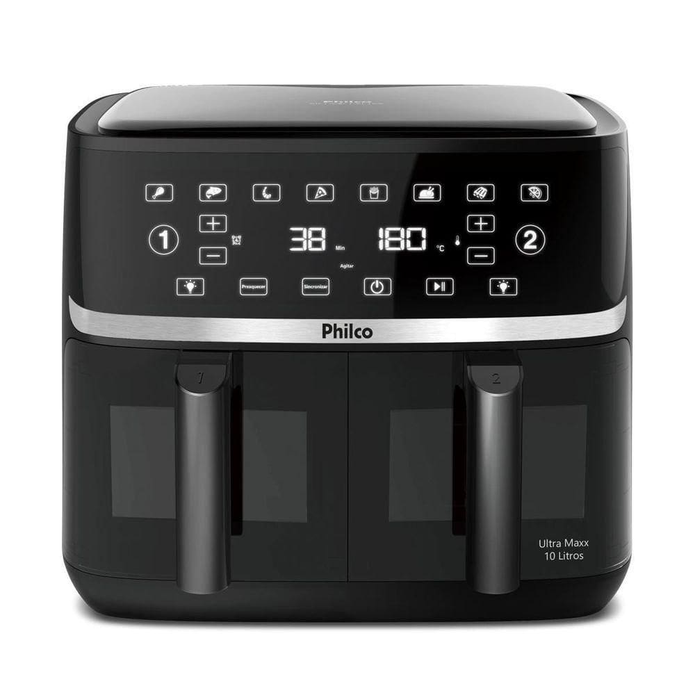 Air Fryer Philco 10L Cesto Duplo 2000W PAF10A 110V