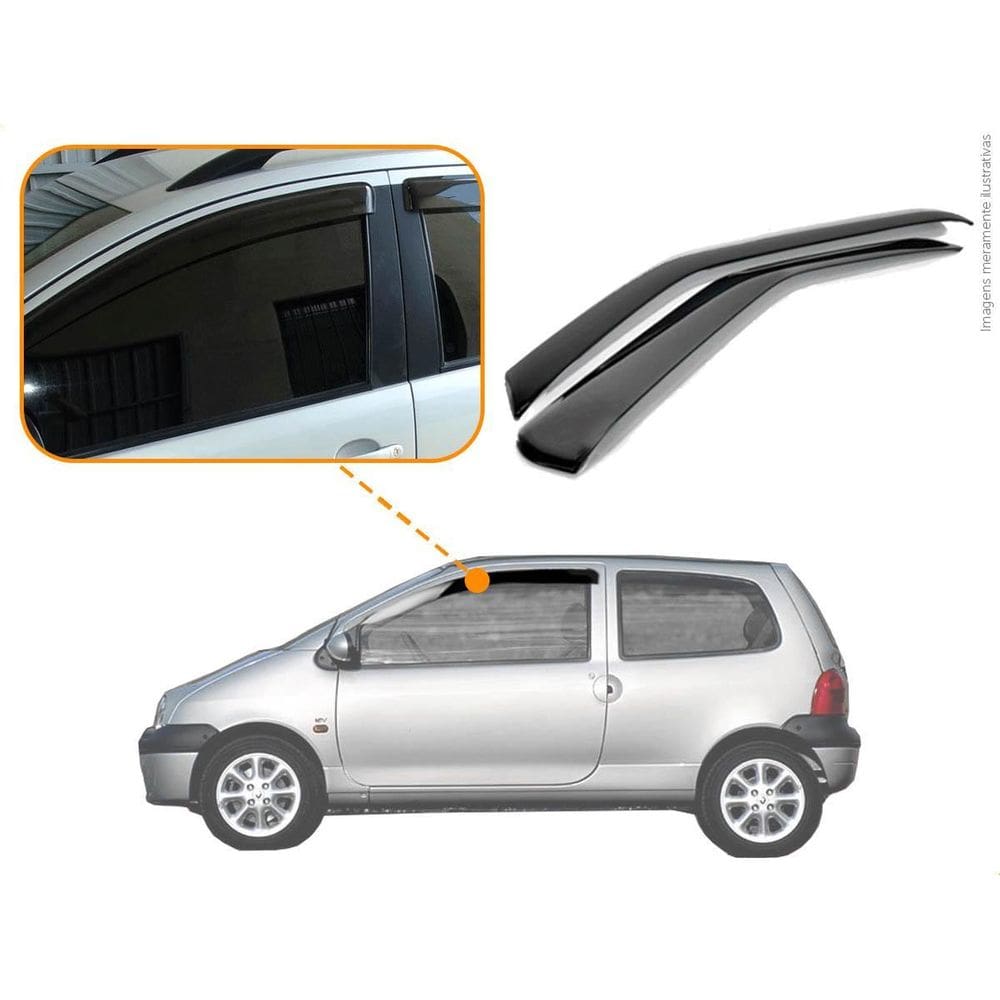 Calha De Chuva Ecoflex Twingo 2 Portas
