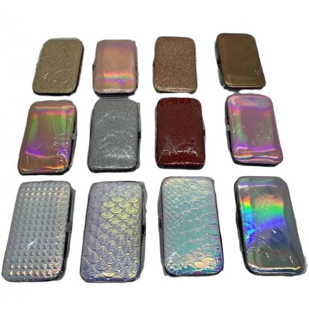 Kit Com12 Estojos Completos De Manicure