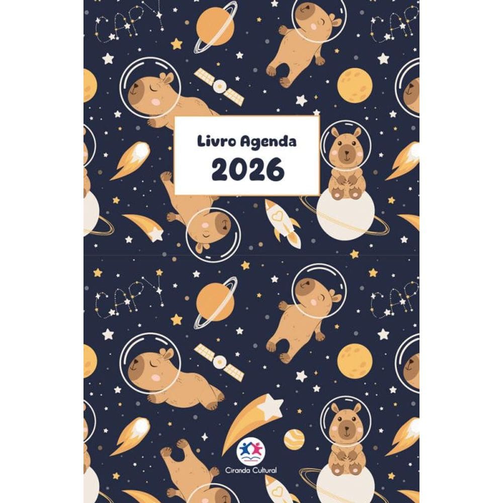 Livro Capivara - Agenda 2026