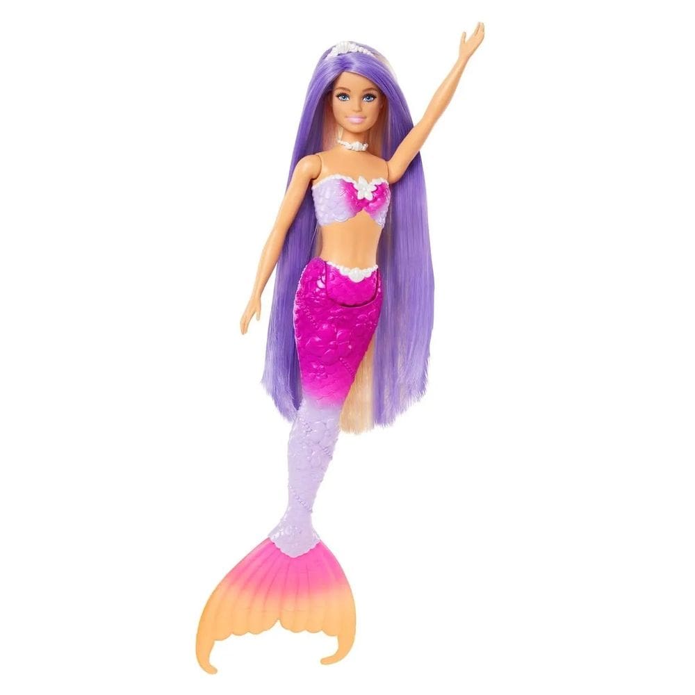 Boneca Barbie Fantasia Sereia Cores Mágicas - Mattel