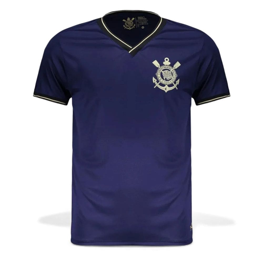 Camisa Corinthians Roxa Casual Torcedor Masculina Oficial