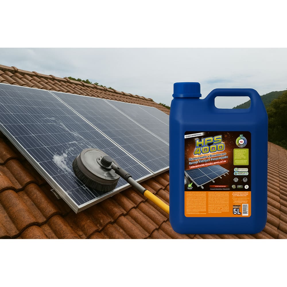 HPS 4000 Limpador Placa Solar Fotovoltaica Biodegradavel 5lt